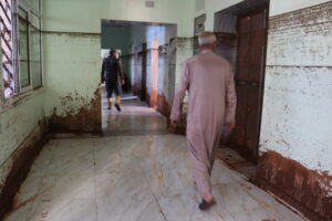 Damage to Bayda Hospital due the Catastrophic flooding that burst dams, swept away buildings and wiped out as much as a quarter of the eastern coastal city of Derna.   https://www.emro.who.int/media/news/who-health-supplies-arrive-in-libya-as-part-of-intensified-response-to-devastating-floods      